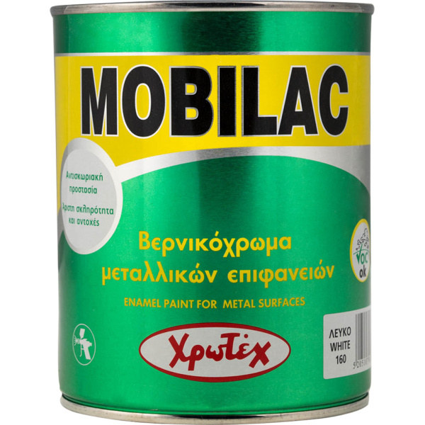 Χρωτέχ Βερνικόχρωμα Mobilac 0.75lt Λευκό Ματ