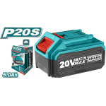 Total P20S Μπαταρία Εργαλείου Λιθίου 20V με Χωρητικότητα 5Ah