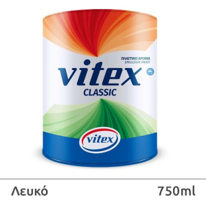 Vitex Classic Πλαστικό Χρώμα για Εσωτερική Χρήση 750ml