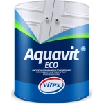 Vitex Ακρυλική Ριπολίνη Νερού Aquavit Pu Eco 0.75lt Λευκό Γυαλιστερό