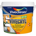 Vivechrom Vivecryl Eco Πλαστικό Χρώμα Ακρυλικό Οικολογικό για Εξωτερική Χρήση 3lt