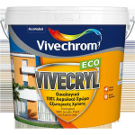 Vivechrom Vivecryl Πλαστικό Χρώμα Ακρυλικό Οικολογικό για Εξωτερική Χρήση 750ml