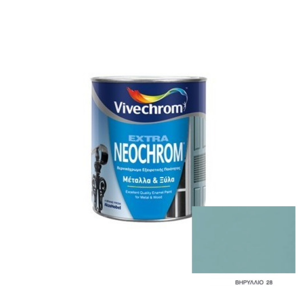 Vivechrom Βερνικόχρωμα Extra Neochrom 0.75lt Βηρύλλιο Γυαλιστερό