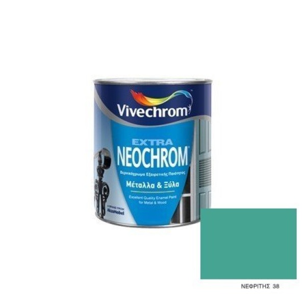 Vivechrom Βερνικόχρωμα Extra Neochrom 0.75lt Νεφρίτης Γυαλιστερό