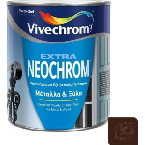 Vivechrom Βερνικόχρωμα Extra Neochrom 0.75lt Σοκολάτα Γυαλιστερό