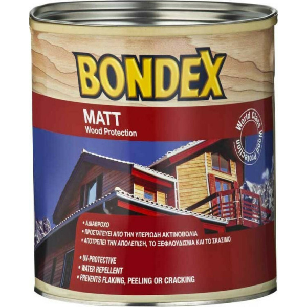 Bondex Wood Protection Βερνίκι Εμποτισμού 725 Παλίσανδρος Ματ 750ml