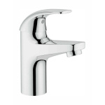 Grohe Baucurve Αναμεικτική Μπαταρία Νιπτήρα Ασημί