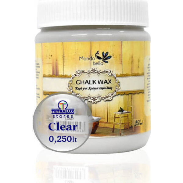 Mondobello Chalk Wax Κερί για Χρώμα Κιμωλίας Clear Διάφανο 250ml