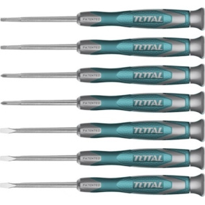 Total Σετ 7 Κατσαβίδια Ηλεκτρολόγου Ακριβείας
