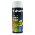 Morris Σπρέι Βαφής Acrylic με Γυαλιστερό Εφέ Λευκό RAL 9010 400ml