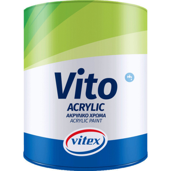 Vitex Vito Πλαστικό Χρώμα Ακρυλικό για Εξωτερική Χρήση 3lt