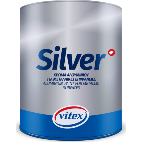 Vitex Χρώμα Υψηλής Θερμοκρασίας Silver 0.75lt Ασημί