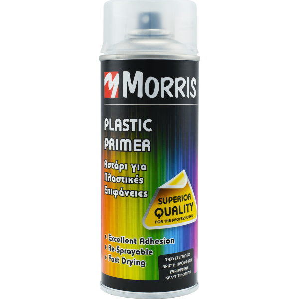 Σπρέι Αστάρι για Πλαστικές Επιφάνειες Morris Primer Plastic 400ml