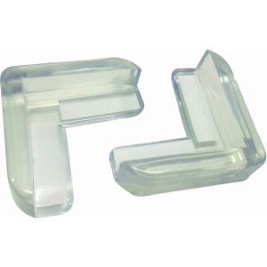 Ergo Προστατευτικά για Γωνίες με Αυτοκόλλητο από Πλαστικό 4τμχ