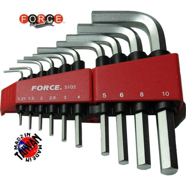 Force Σετ Allen Μακρυά 1.27mm 10mm 10Tμχ 5102L2