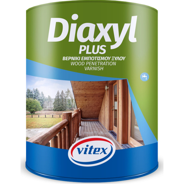 Vitex Diaxyl Plus Βερνίκι Εμποτισμού Πολυουρεθάνης Νερού 2503 Καρυδιά Ανοιχτή Ελαφρώς Σατινέ 750ml