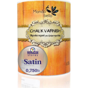Mondobello Chalk Varnish Βερνίκι για Χρώμα Κιμωλίας Satin Clear Διάφανο 750ml