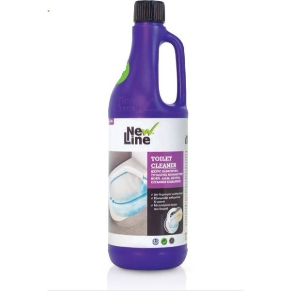 New Line Toilet Cleaner Υγρό Καθαριστικό Λεκάνης 1lt 90651