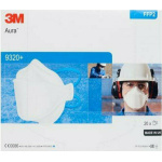 3M Aura 9320 NR D Μάσκα Προστασίας FFP2 σε Λευκό χρώμα 20 Τεμάχια