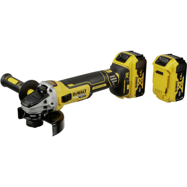 Dewalt Γωνιακός Τροχός Μπαταρίας 125mm 18V XR Brushless DCG405P2 Με 2x5Ah Και Βαλίτσα T STAK 2