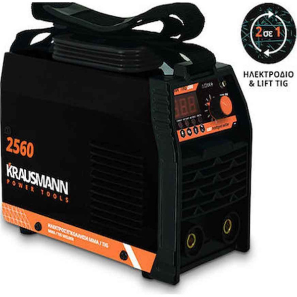 Krausmann Ηλεκτροκόλληση Inverter 200A max TIG Ηλεκτροδίου MMA 2560