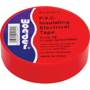 Wonder Μονωτική Ταινία Κόκκινη PVC K1ZA0 19mm x 20m Red