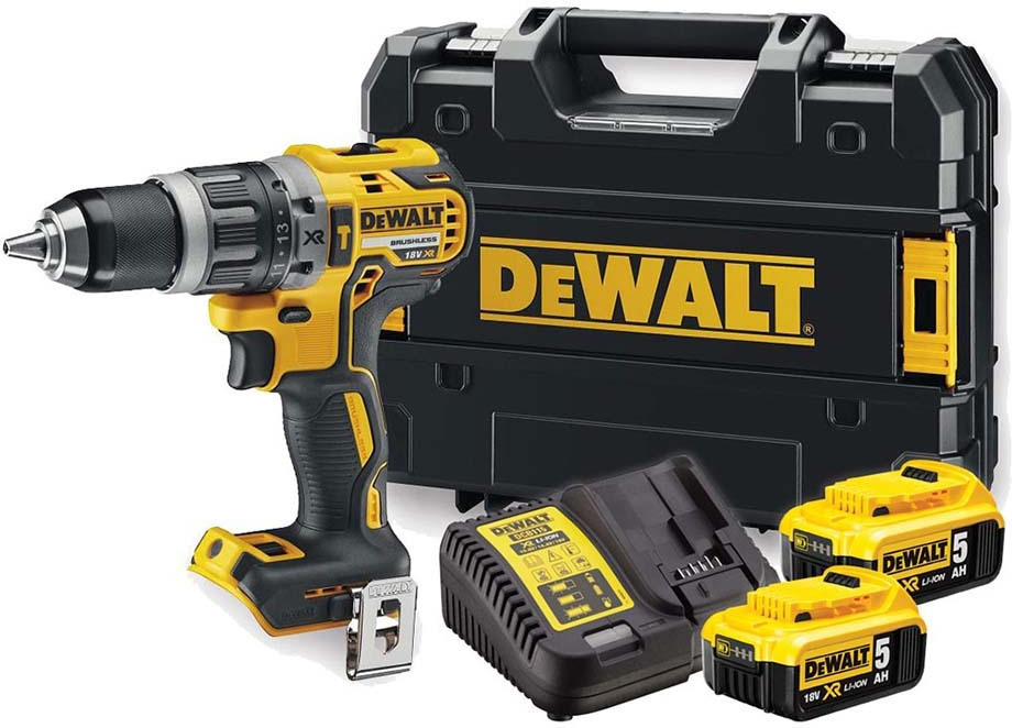 Dewalt DCD796P2 Κρουστικό Δραπανοκατσάβιδο Μπαταρίας 18V 2x5Ah Με Βαλίτσα