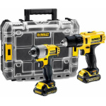 Dewalt DCK211D2T Σετ Δραπανοκατσάβιδο και Παλμικό Κατσαβίδι 10.8V XR LI ION Με 2.0A Με Βαλίτσα