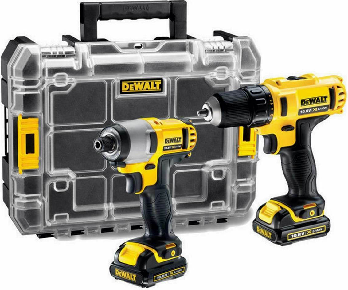 Dewalt DCK211D2T Σετ Δραπανοκατσάβιδο και Παλμικό Κατσαβίδι 10.8V XR LI ION Με 2.0A Με Βαλίτσα