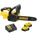 Dewalt Αλυσοπρίονο Μπαταρίας 3.6kg με Λάμα 30cm 18V XR Brushless Με 2x5.0Ah DCM565P2