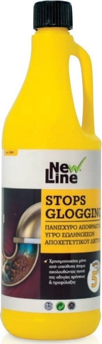 New Line Stops Clogging Ισχυρό Αποφρακτικό Σωληνώσεων 1lt 90015