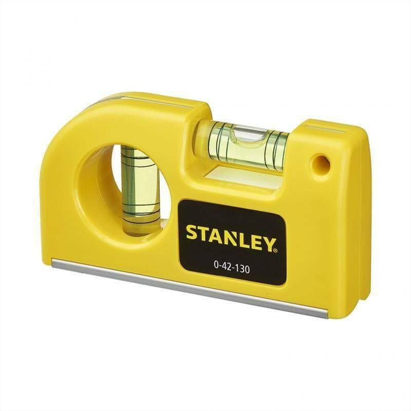 Stanley Αλφάδι Μαγνητικό Τσέπης 8cm με 2 μάτια 0 42 130