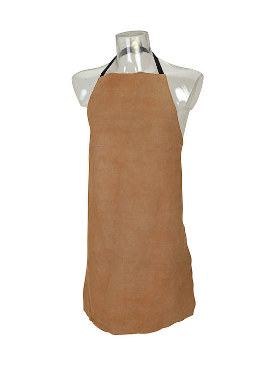 Climax Apron 10 Ποδιά Ηλεκτροσυγκολλητών Μαστόρων Δερμάτινη 70x100cm σε Μπεζ Χρώμα One Size 01 137