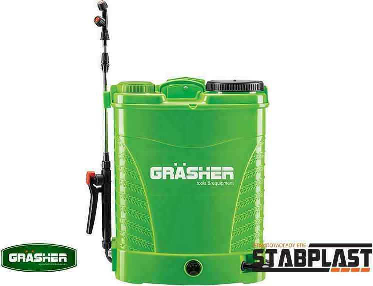 Grasher SP 16 Ψεκαστήρας Πλάτης Μπαταρίας με Χωρητικότητα 16lt 101086