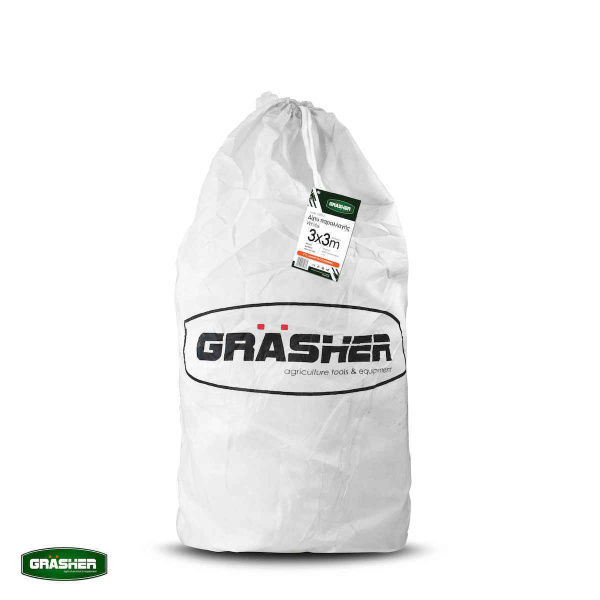 Grasher Τετράγωνο Δίχτυ Παραλλαγής Λευκό 3x3m 180gr m² 103514 4