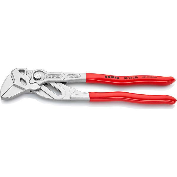 Knipex Γκαζοτανάλια Γαλλικό Κλειδί Με Ψιλή Μόνωση 250mm 8603250