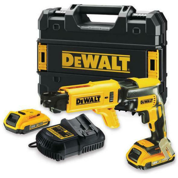 Dewalt Κατσαβίδι Γυψοσανίδας Μπαταρίας 18V 435W XR Li Ion Brushless Με 2x5Ah DCF620P2K 4