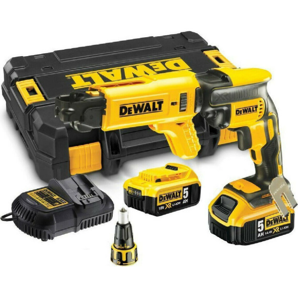 Dewalt Κατσαβίδι Γυψοσανίδας Μπαταρίας 18V 435W XR Li Ion Brushless Με 2x5Ah DCF620P2K