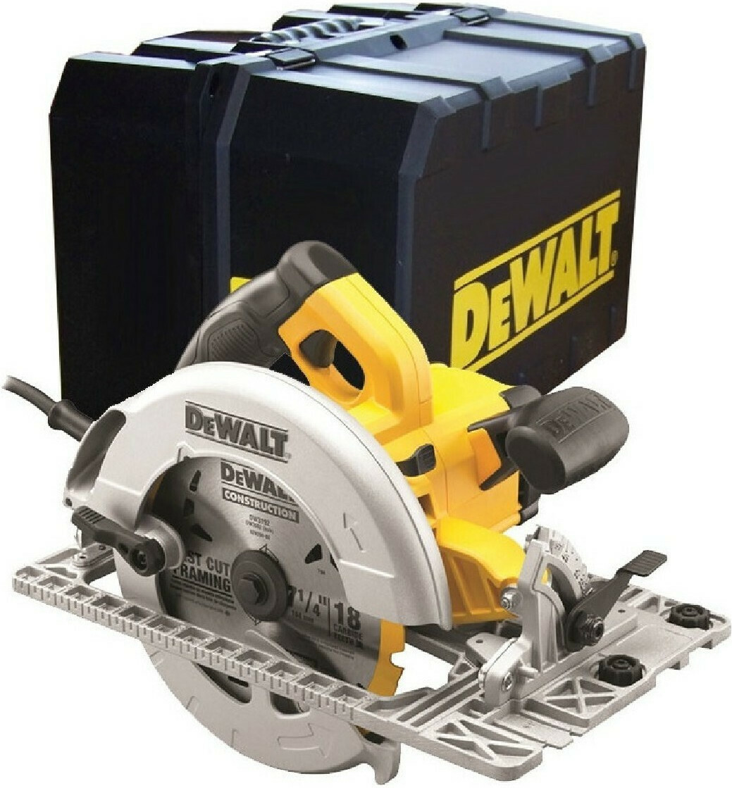 Dewalt Δισκοπρίονο Βαρέως Τύπου 61mm O190mm 1600W Συμβατό Με Ράγα Οδήγησης DWE576K