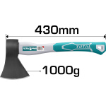 Total Τσεκούρι Με Πλαστική Λαβή 1.000gr THT7810006