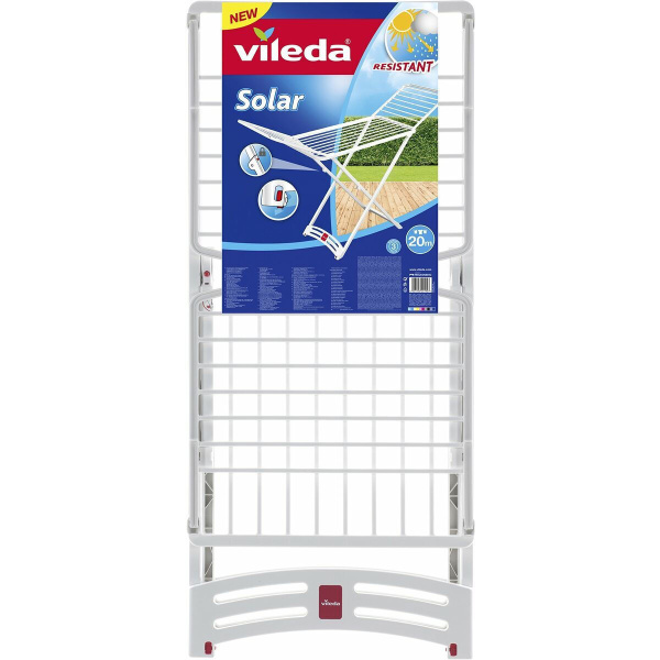 Vileda Solar Πτυσσόμενη Πλαστική Απλώστρα Δαπέδου 182x55cm 100387 2