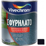 Vivechrom Βερνικόχρωμα Σφυρήλατο Μαύρο 750ml Ν124