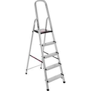 Palbest Hobby Σκάλα Αλουμινίου με 4+1 Σκαλοπάτια 175cm H804