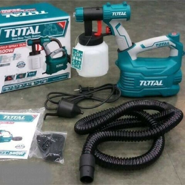 Total HVLP Ηλεκτρικό Πιστόλι Βαφής 550W 2.5mm με Δοχείο 0.8lt TT5006 5