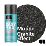 Cosmos Lac Easy Max Granite Effect Εφέ Πέτρας Γρανίτη Μαύρο 400ml 933