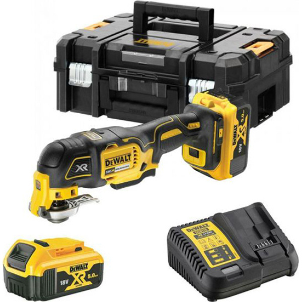 Dewalt Παλινδρομικό Πολυεργαλείο Brushless 18V 2x5Ah με Ρύθμιση Ταχύτητας DCS356P2 2