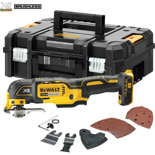 Dewalt Παλινδρομικό Πολυεργαλείο Brushless 18V Solo Σε Βαλίτσα TSTAK DCS356NT 2