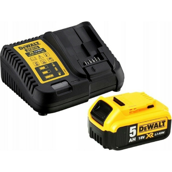 Dewalt Σετ Μπαταρία Λιθίου 18V 5Ah με Φορτιστή 10.8 18V DCB115P1