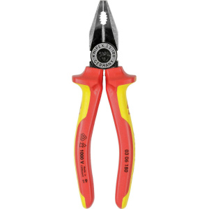 Knipex Πένσα Ίσια Ηλεκτρολόγου Μήκους 180mm 1000V 0306180 2